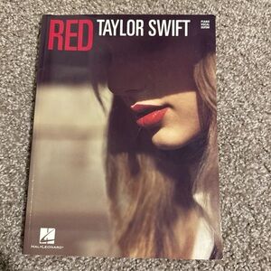 Taylor Swift "Red" Songbook - Red Cover with Red Lip Art